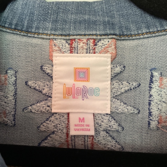 Women’s denim jacket medium LuLaRoe - Picture 4 of 4